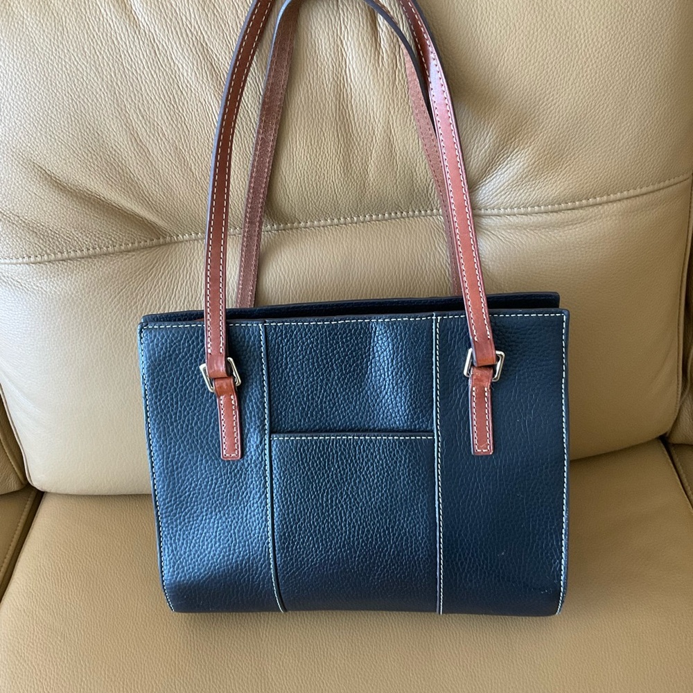 Dooney & Bourke Black Small Lexington Shoulder Bag Tote - Picture 2 of 6